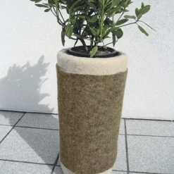 Winter Beschermingsmat Van Schapenwol 'grijs' 200x50 Cm