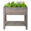 Verhoogde Kweekbak Met Opbergruimte Antraciet 2 Verhoogde Kweekbak Met Opbergruimte Antraciet -Boom Tuin Verkoop 8998209093662