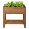 Verhoogde Kweekbak Met Opbergruimte Donkerbruin -Boom Tuin Verkoop 8998209617950